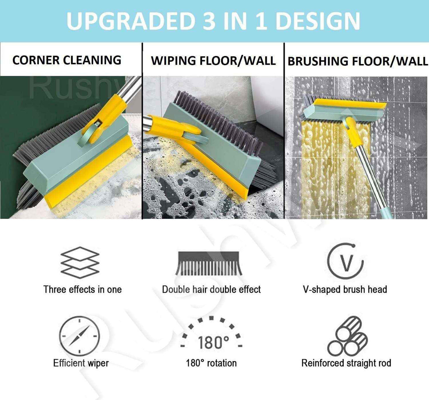 3 in 1 Cleaning Brush (180° Rotate)