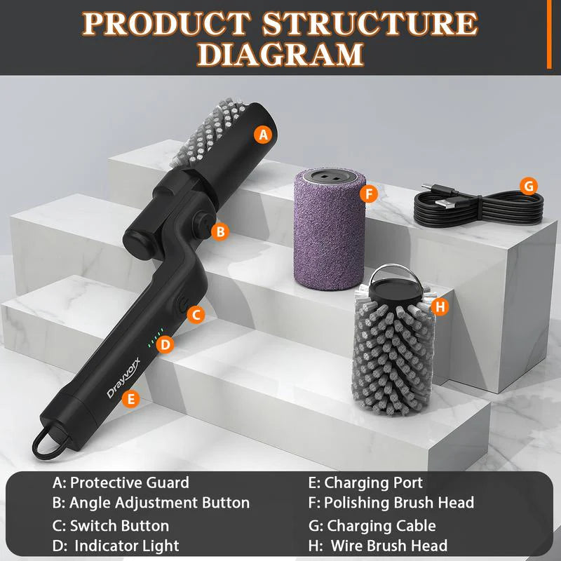 Upgradable Electric Grill Brush