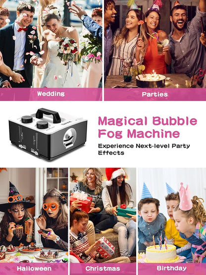 Portable Smoke Bubble Machine