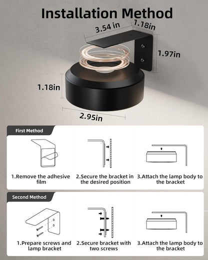 MemoGlow™ – USB Rechargeable Magnetic LED Puck Light (Touch Activated)