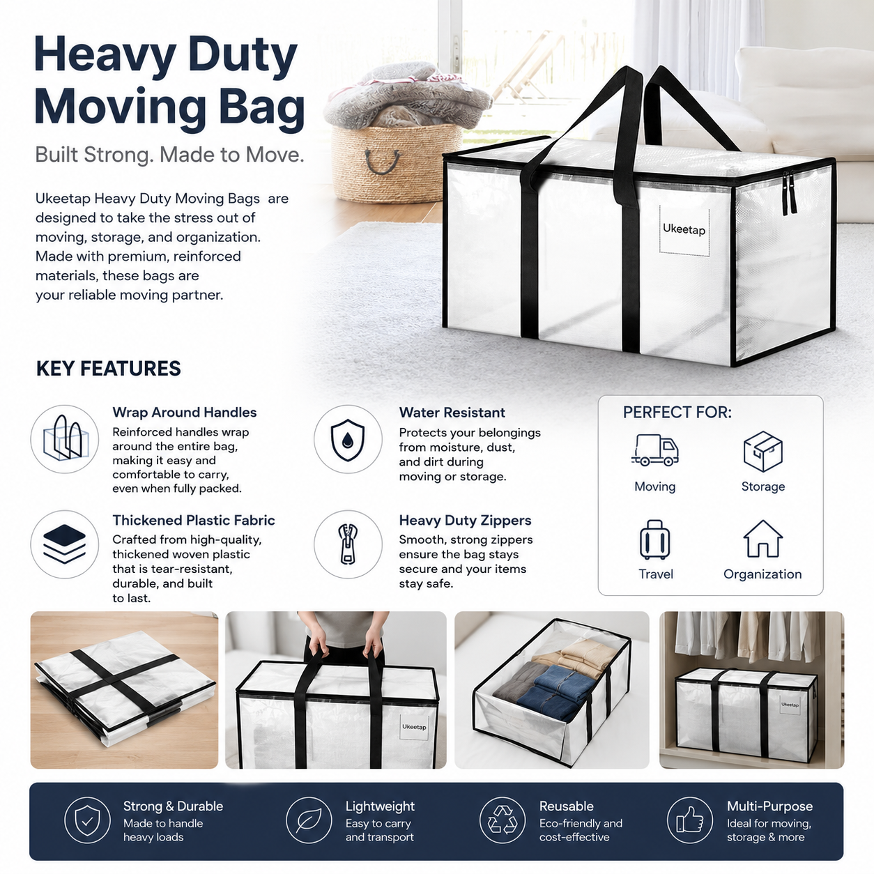 Heavy Duty Moving Bags