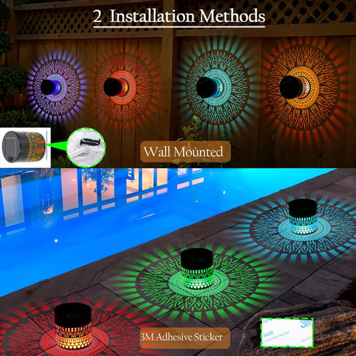 Solar Wall Mounted Outdoor Wall Lamps