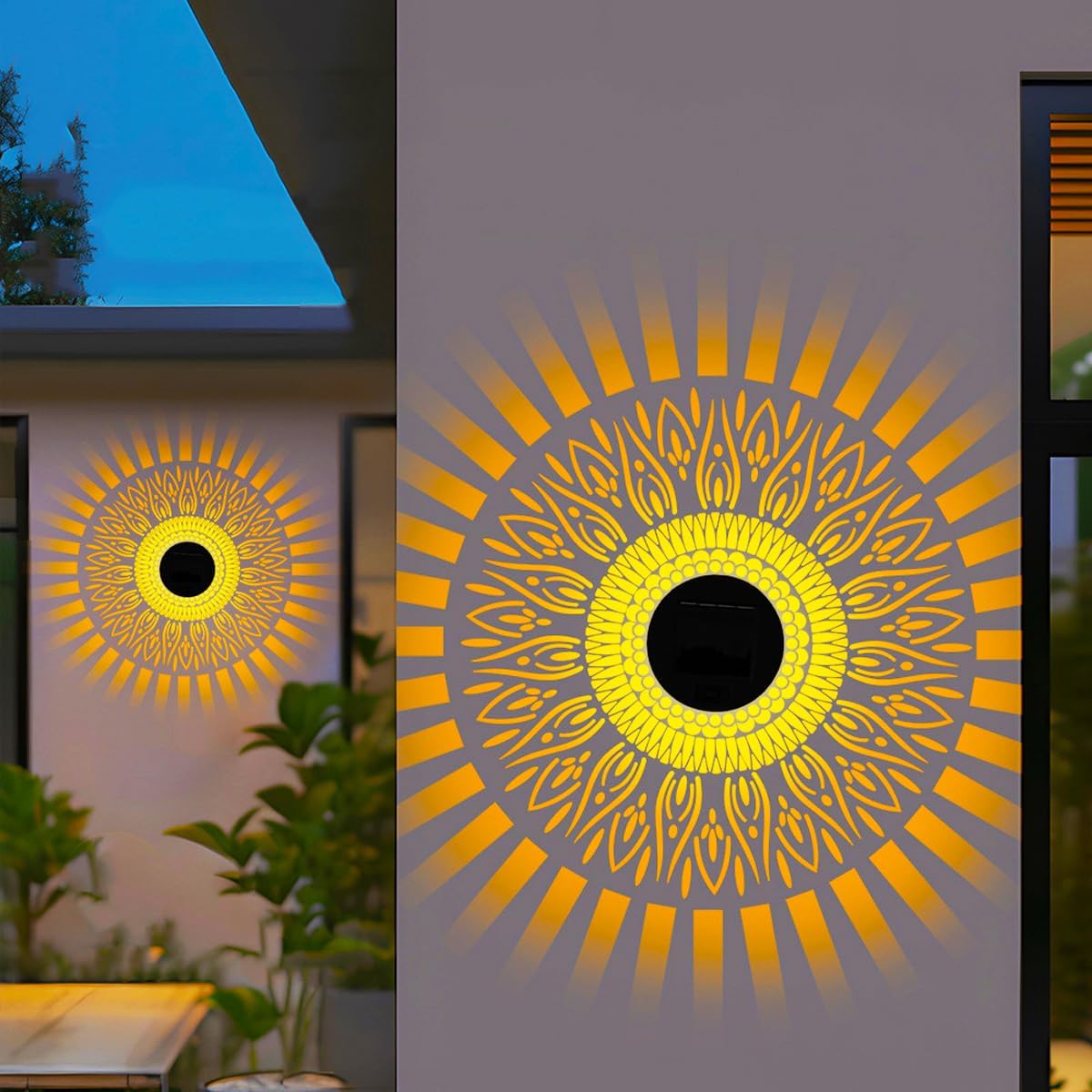 Solar Wall Mounted Outdoor Wall Lamps