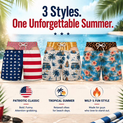 Patriot Prank Swim Trunks