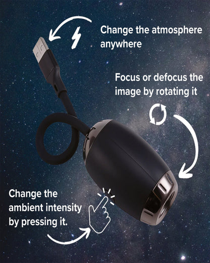 USB Galaxy Star Projector – Turn Any Room Into a Starry Night Sky ✨