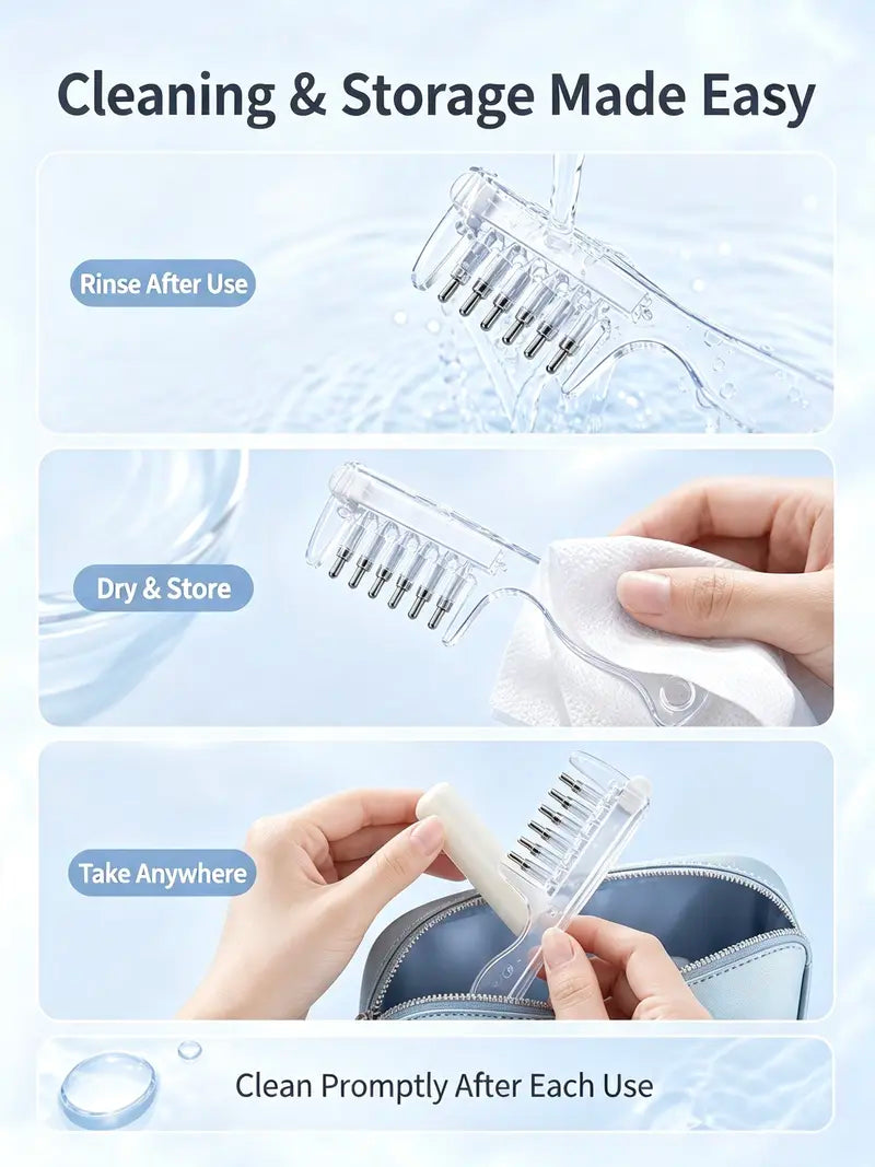 Scalp Liquid Applicator Comb | Refillable Hair Root Oil Massage Comb for Hair Care Treatment