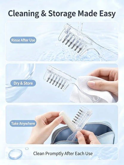 Scalp Liquid Applicator Comb | Refillable Hair Root Oil Massage Comb for Hair Care Treatment