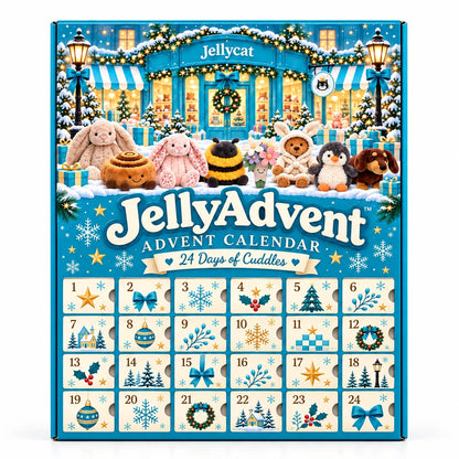 THEMEMOSTORE™ 24-Day Plush Advent Calendar