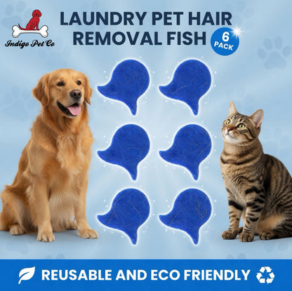 Laundry Pet Hair Removal Fish - 6 Pack