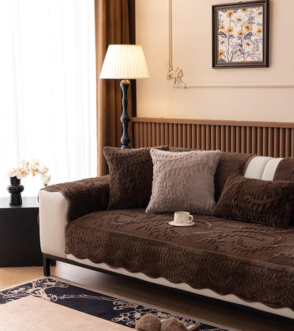 Fuzzy Rabbit Plush Sofa Cover