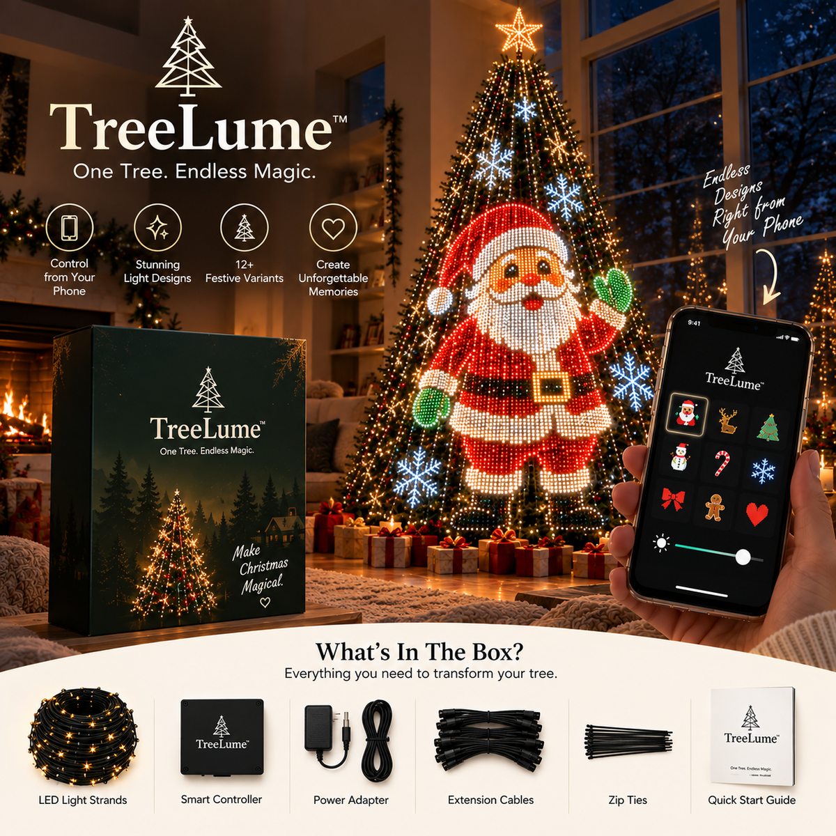 THEMEMOSTORE™ — Christmas Tree LED Lights