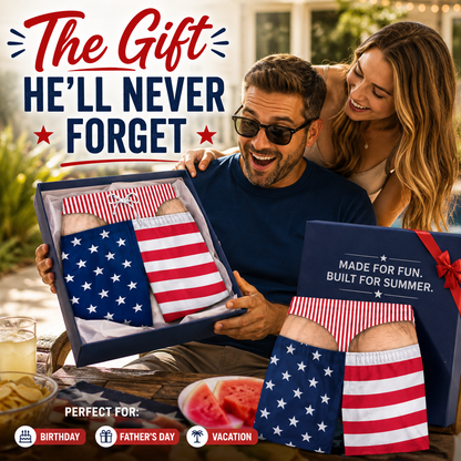 Patriot Prank Swim Trunks