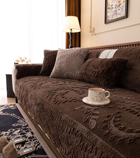 Fuzzy Rabbit Plush Sofa Cover