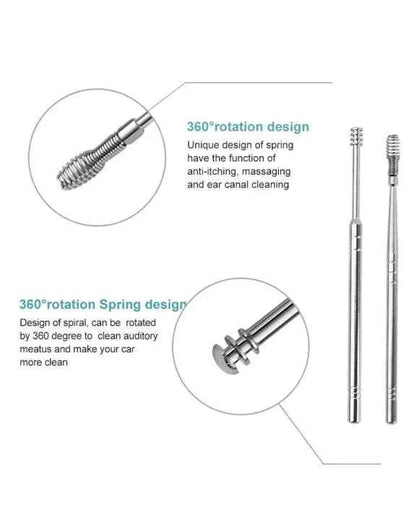 Spring Ear Wax Cleaner Set for Effective Ear Hygiene