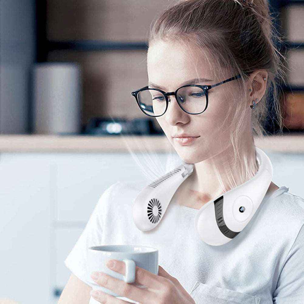 Mini Portable Neck Fan(360° Noiseless)