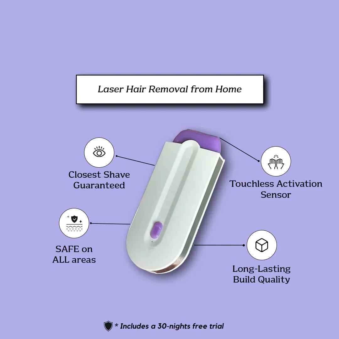 Laser Hair Remover for Smooth, Effortless Hair Removal at Home