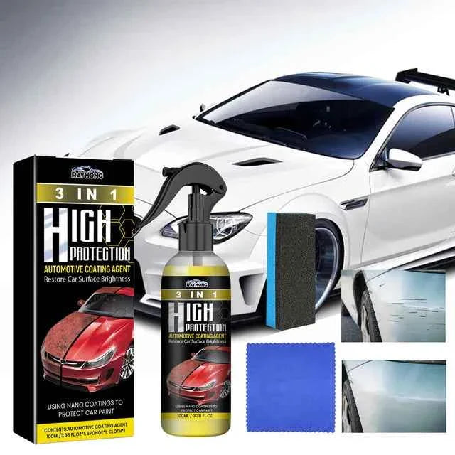 3 in 1 Ceramic Coating Polish Spray.
